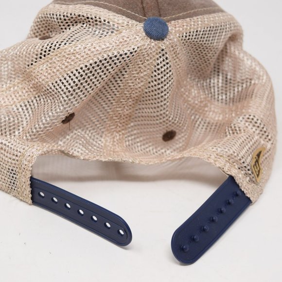 Wrigley Field Chicago Unisex Men Women Snapback Mesh Panel Blue Brown Patch 1914 - Picture 11 of 14